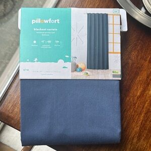 Pillowfort Navy Blackout Curtain